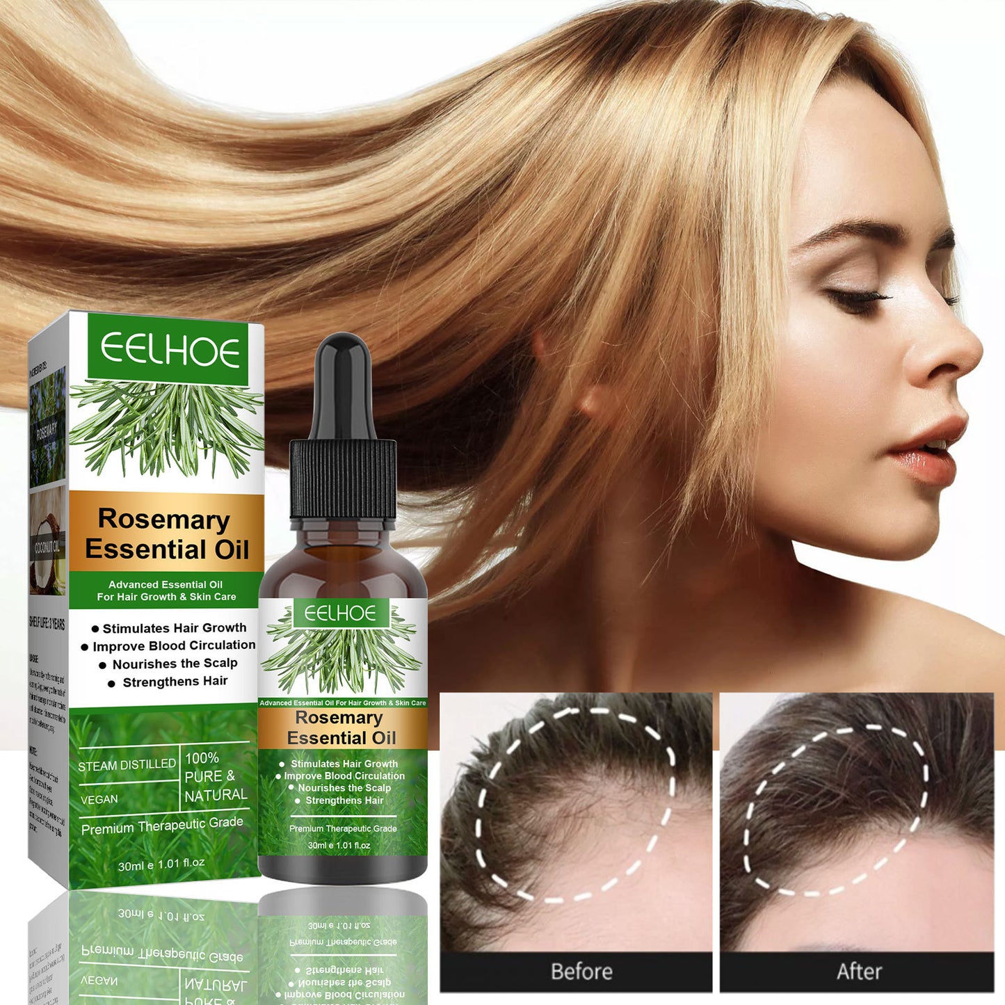 Eelhoe Rosemary Hair Growth Oil